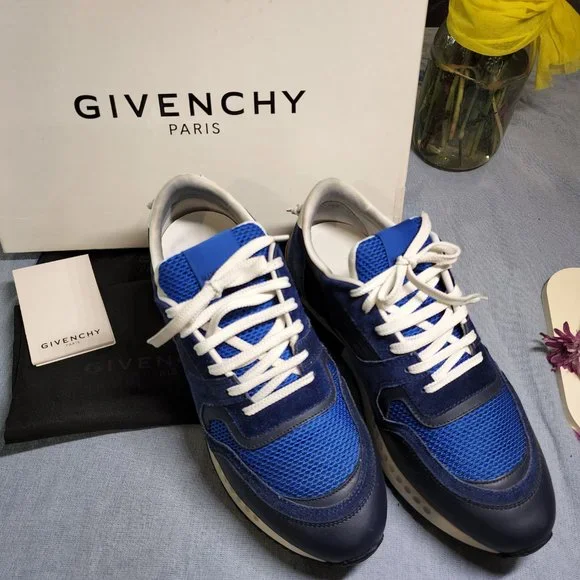 スニーカー GIVENCHY Men Sneakers BH00AFH1UE 401 BLUE Givenchy | Shoes | Givenchy Dark Blue Low Runner Men Shoes